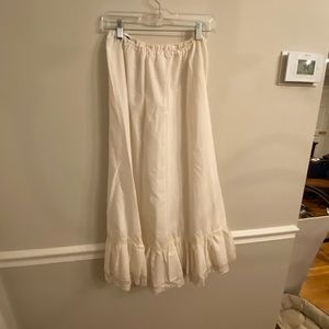 Off white petticoat